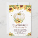 Search for pumpkins and sunflowers invitations Fall