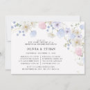 Search for wild flower dinner invitations Bohemian botanical cottage garden