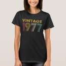 Search for vintage 1977 tshirts 46th