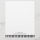 Search for piano music stationery paper Musical