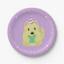 Search for cat birthday plates Girl