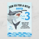 Search for shark birthday invitations Summer