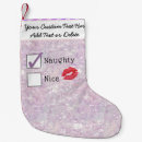 Search for naughty christmas stockings Snow