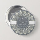 Search for 50th wedding anniversary badges Elegant