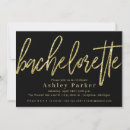 Search for rose gold hens party invitations Black and gold