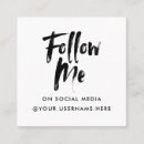 Search for twitter business cards Minimal