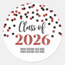 Search for polka dot graduation stickers Graduate
