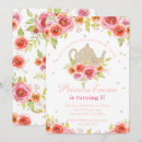 Search for princess tea birthday invitations Floral