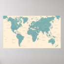 Search for retro map posters World