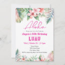 Search for luau 50th birthday invitations Aloha