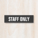 Search for restrict Staff only