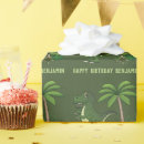 Search for dinosaur birthday wrapping paper Tyrannosaurus rex