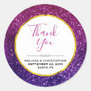 Search for purple glitter wedding stickers Elegant