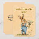 Search for bunny fathers day cards For him