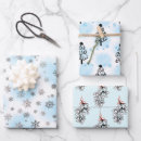 Search for mistletoe wrapping paper Snow