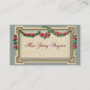 Search for victorian calling business cards For her
