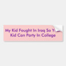 Search for kids bumper stickers College