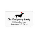 Search for wiener dog return address labels Trendy