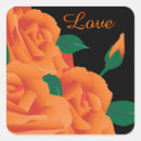 Search for orange rose stickers Beautiful