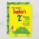 Search for turtle party invitations Animal