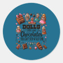 Search for funny dolls stickers Unique