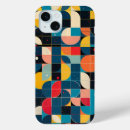Search for abstract grid iphone cases Blue