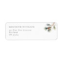 Search for pine branches return address labels Greenery