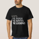 Search for pop man myth the legend tshirts For him