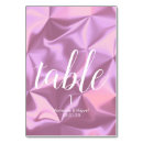 Search for pink metal table cards Elegant