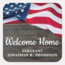 Search for welcome home military stickers Usa flag
