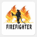 Search for fire fighter stickers Red fire truck