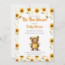 Search for yellow teddy bear invitations Honey bee