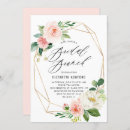 Search for pink bridal brunch invitations Botanical
