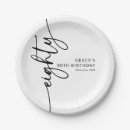 Search for 80th birthday plates Eighty