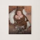 Search for baby announcement puzzles Calligraphy