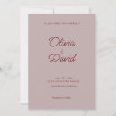 Search for cinnamon rose wedding invitations Minimalist