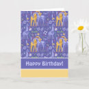 Search for giraffe pattern cards For her