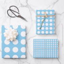 Search for blue and white polka dot wrapping paper Classic