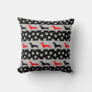 Search for red black grey cushions Black and white