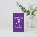 Search for figure skating business cards Winter