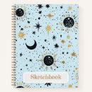 Search for moon and stars notebooks Sun
