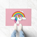 Search for rainbow unicorn doormats Magical
