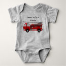 Search for firetruck baby clothes Grey