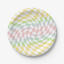 Search for pastel rainbow plates Modern