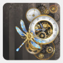 Search for gold clock stickers Steampunk