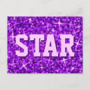 Search for purple star postcards Sparkle