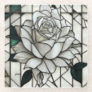 Search for stained glass coasters Rose