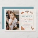 Search for orange 1st birthday invitations Boy