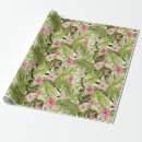 Search for tropical leaves wrapping paper Flowers