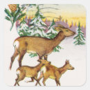 Search for vintage deer stickers Xmas